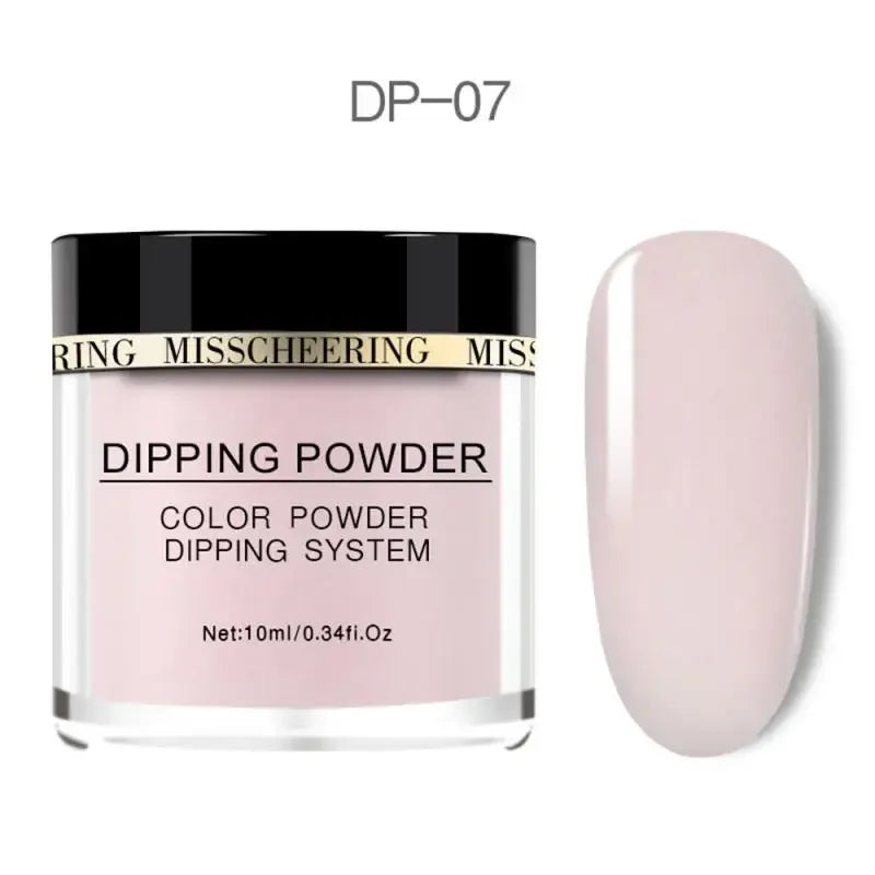 Pure Color Nail Dipping Powder Quick Dry Long Lasting Nail Polish
