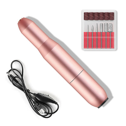 USB Charging Electric Nail Drill Kit for Manicure and Pedicure