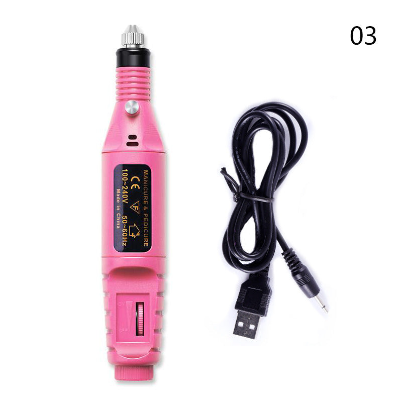 USB Charging Electric Nail Drill Kit for Manicure and Pedicure