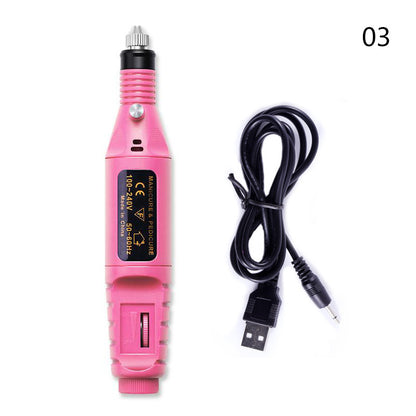 USB Charging Electric Nail Drill Kit for Manicure and Pedicure