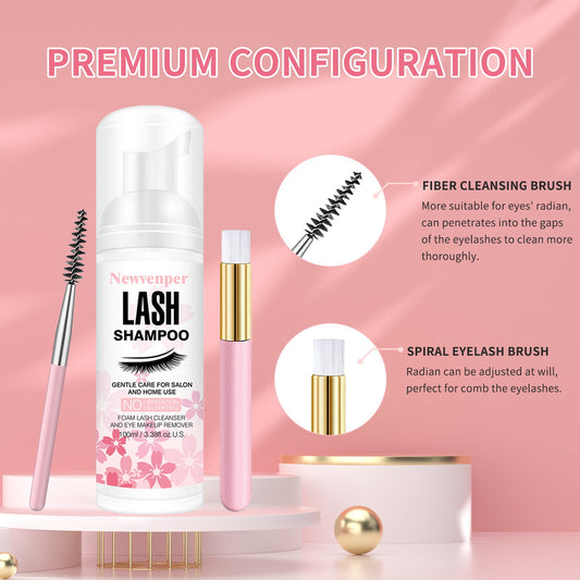 Deep Clean Oil Free Lash Extension Cleansing Mousse