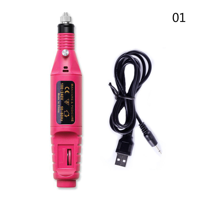 USB Charging Electric Nail Drill Kit for Manicure and Pedicure