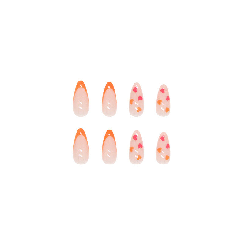Summer Heart Press On Nails