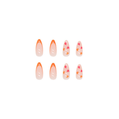 Summer Heart Press On Nails