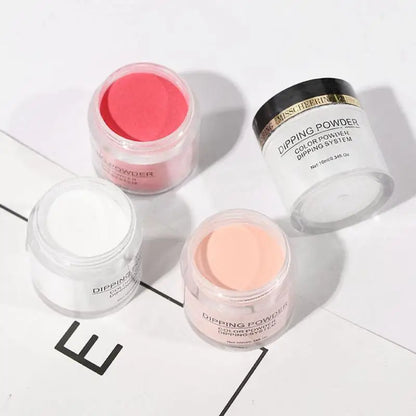 Pure Color Nail Dipping Powder Quick Dry Long Lasting Nail Polish