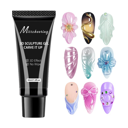 30g Super Strong Nail Rhinestone Glue for 3D Nail Charms
