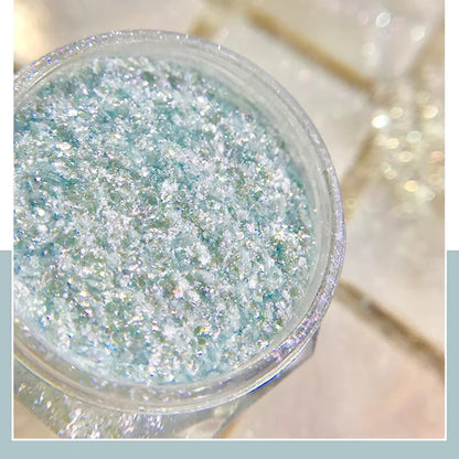 6 Color Opal Neon Iridescent Mirror Nail Glitter Powder Set