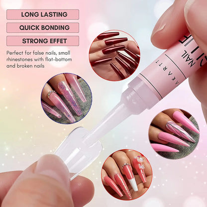 Nail Glue Remover Dropper Non Acetone for Press On Nails