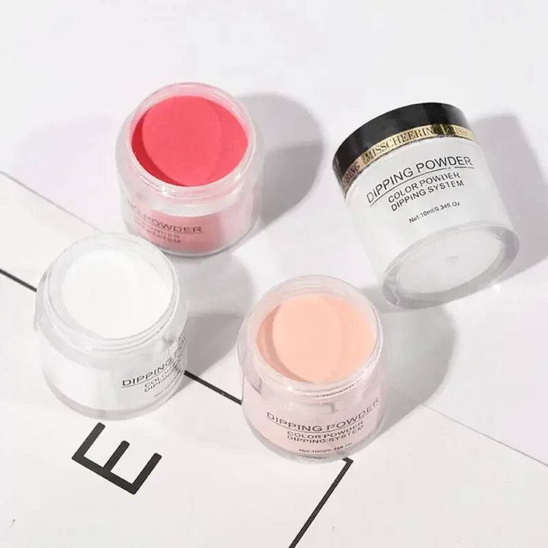 Pure Color Nail Dipping Powder Quick Dry Long Lasting Nail Polish
