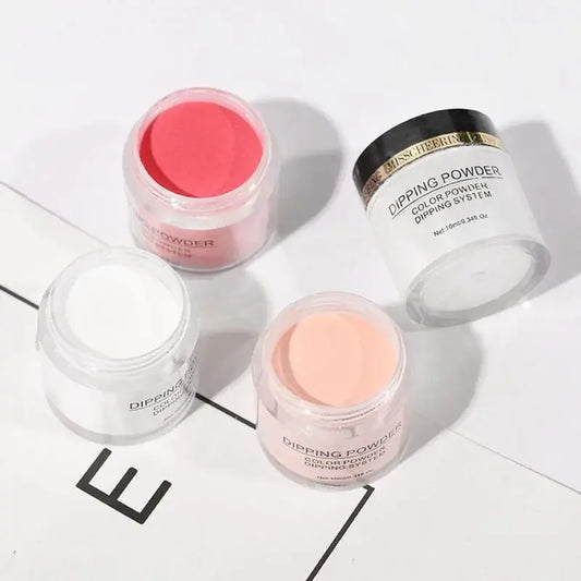 Pure Color Nail Dipping Powder Quick Dry Long Lasting Nail Polish