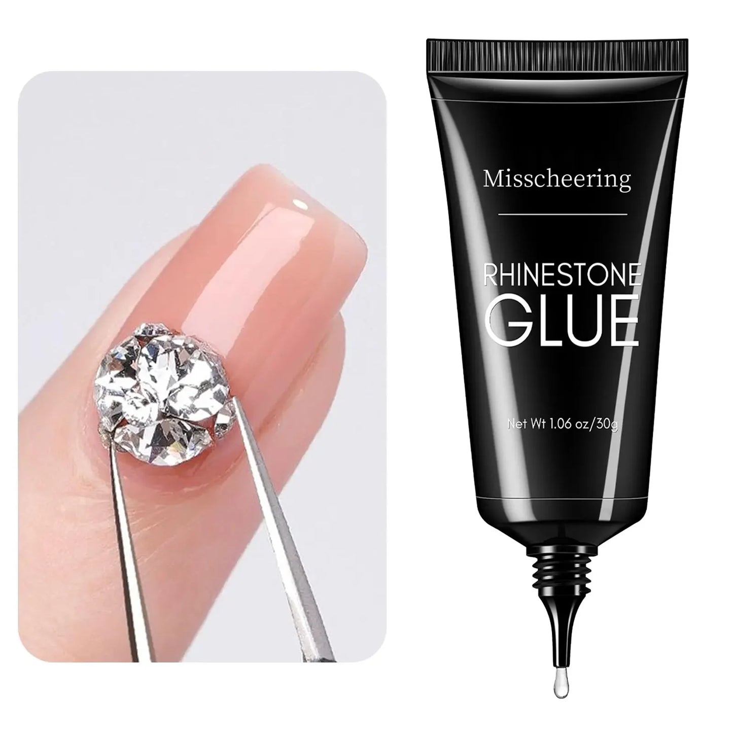 30g Super Strong Nail Rhinestone Glue for 3D Nail Charms