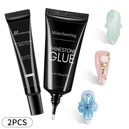 30g Super Strong Nail Rhinestone Glue for 3D Nail Charms