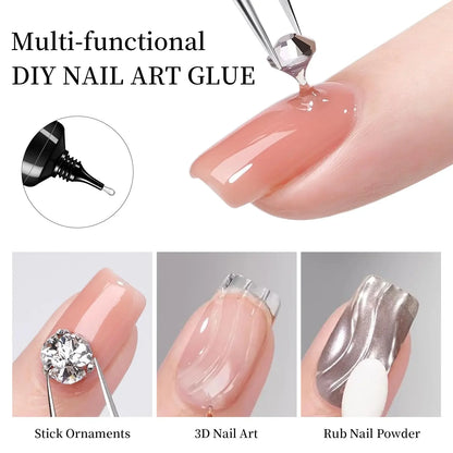 30g Super Strong Nail Rhinestone Glue for 3D Nail Charms