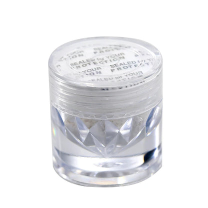 Aurora Pearl White Chrome Nail Powder Mirror Pigment for Nail Art