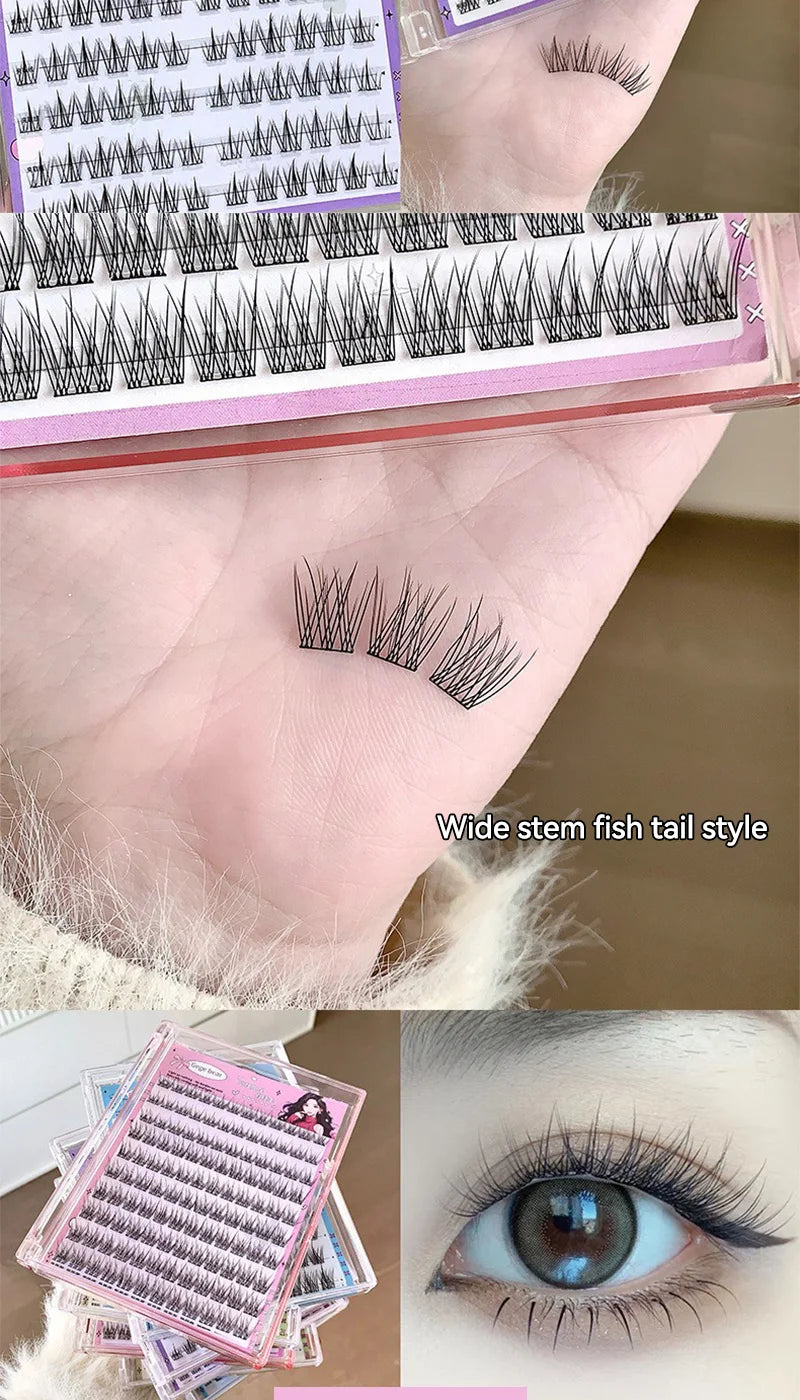 Gege Bear No Glue False Eyelashes Easy Application Natural Look Beginner Friendly