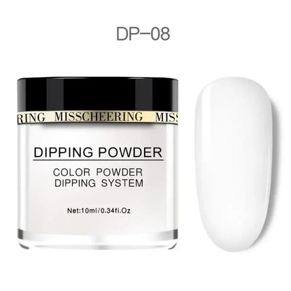 Pure Color Nail Dipping Powder Quick Dry Long Lasting Nail Polish