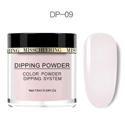 Pure Color Nail Dipping Powder Quick Dry Long Lasting Nail Polish