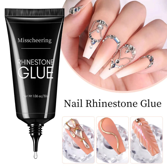 30g Super Strong Nail Rhinestone Glue for 3D Nail Charms