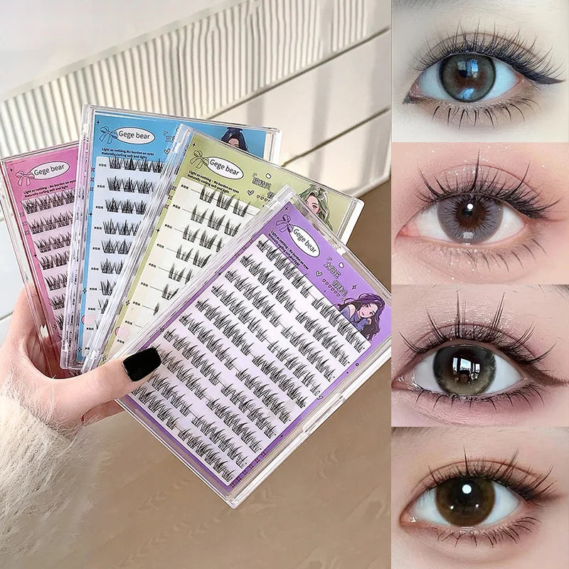 Gege Bear No Glue False Eyelashes Easy Application Natural Look Beginner Friendly