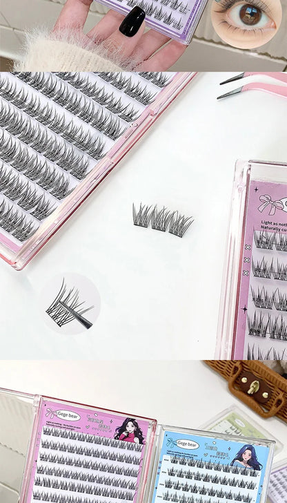 Gege Bear No Glue False Eyelashes Easy Application Natural Look Beginner Friendly