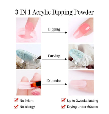 30g Professional Acrylic Nail Extension Powder for Nail Art
