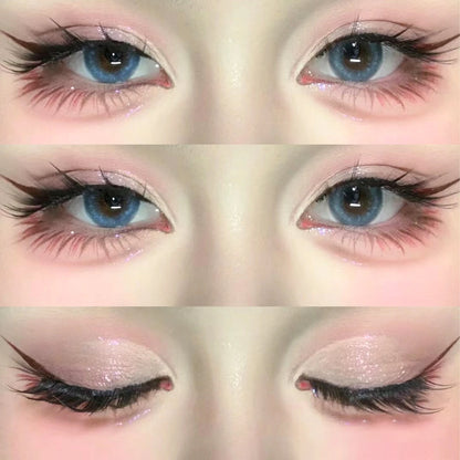 Lasvirey Cat Eye Manga Style False Eyelashes 3D Faux Mink Wispy Winged Design