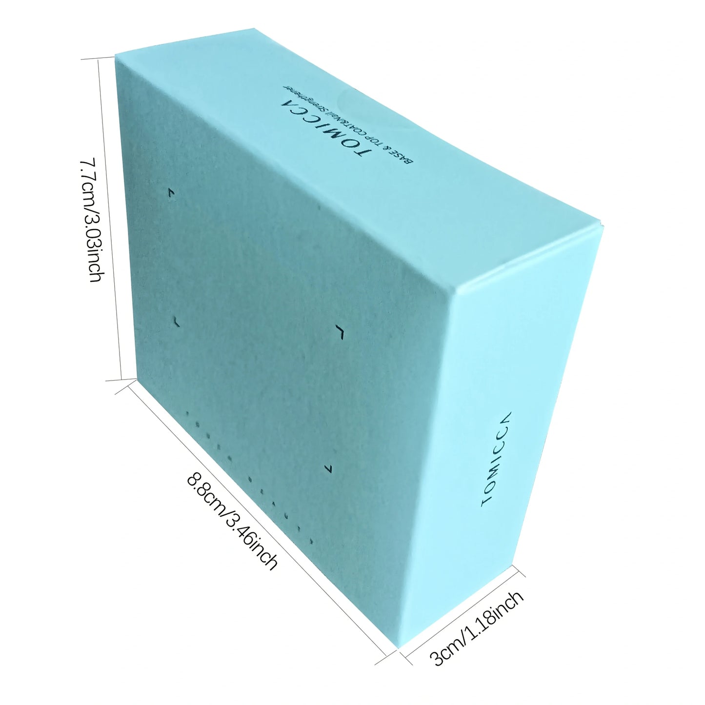 Blue foam block with dimensions and 'YONICA' branding on a white background
