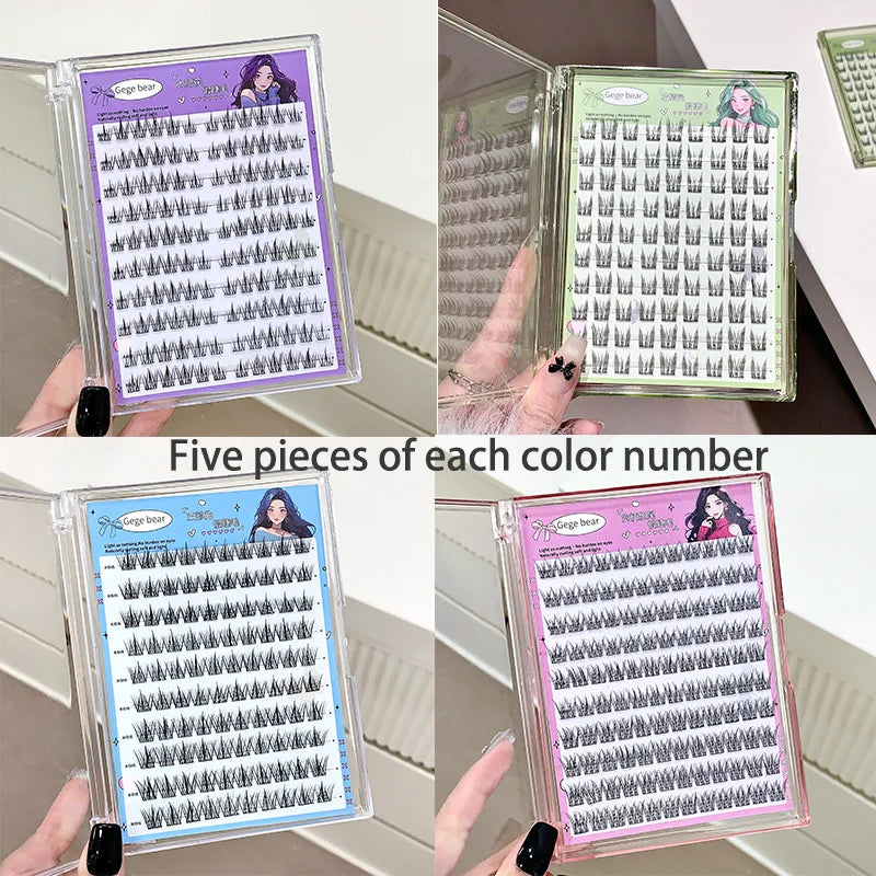 Gege Bear No Glue False Eyelashes Easy Application Natural Look Beginner Friendly