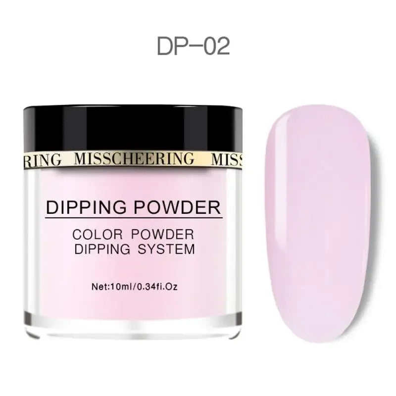 Pure Color Nail Dipping Powder Quick Dry Long Lasting Nail Polish
