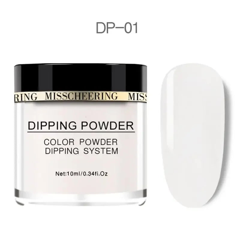 Pure Color Nail Dipping Powder Quick Dry Long Lasting Nail Polish