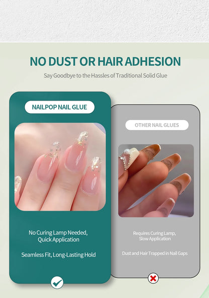 Press On Nail Glue and Remover Kit Fast Dry