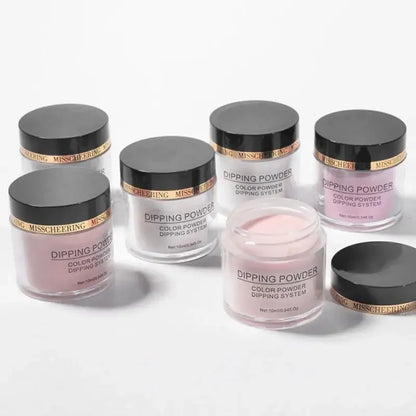 Pure Color Nail Dipping Powder Quick Dry Long Lasting Nail Polish