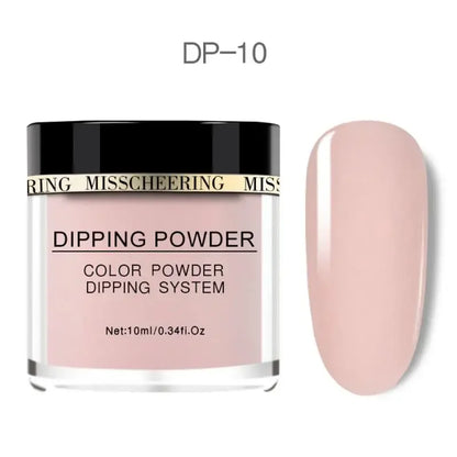 Pure Color Nail Dipping Powder Quick Dry Long Lasting Nail Polish