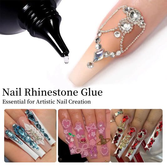 30g Super Strong Nail Rhinestone Glue for 3D Nail Charms