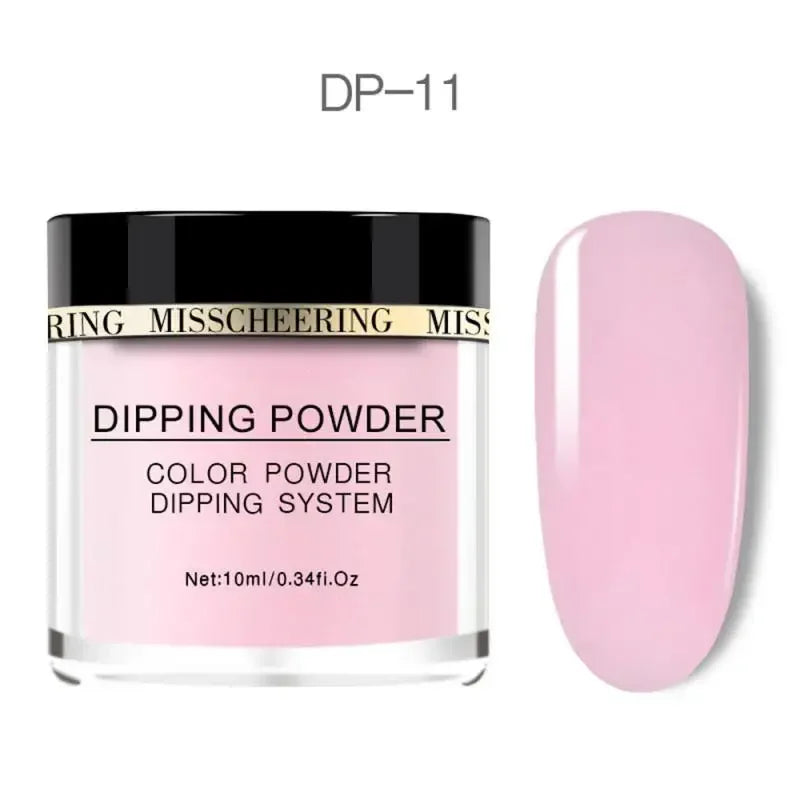 Pure Color Nail Dipping Powder Quick Dry Long Lasting Nail Polish