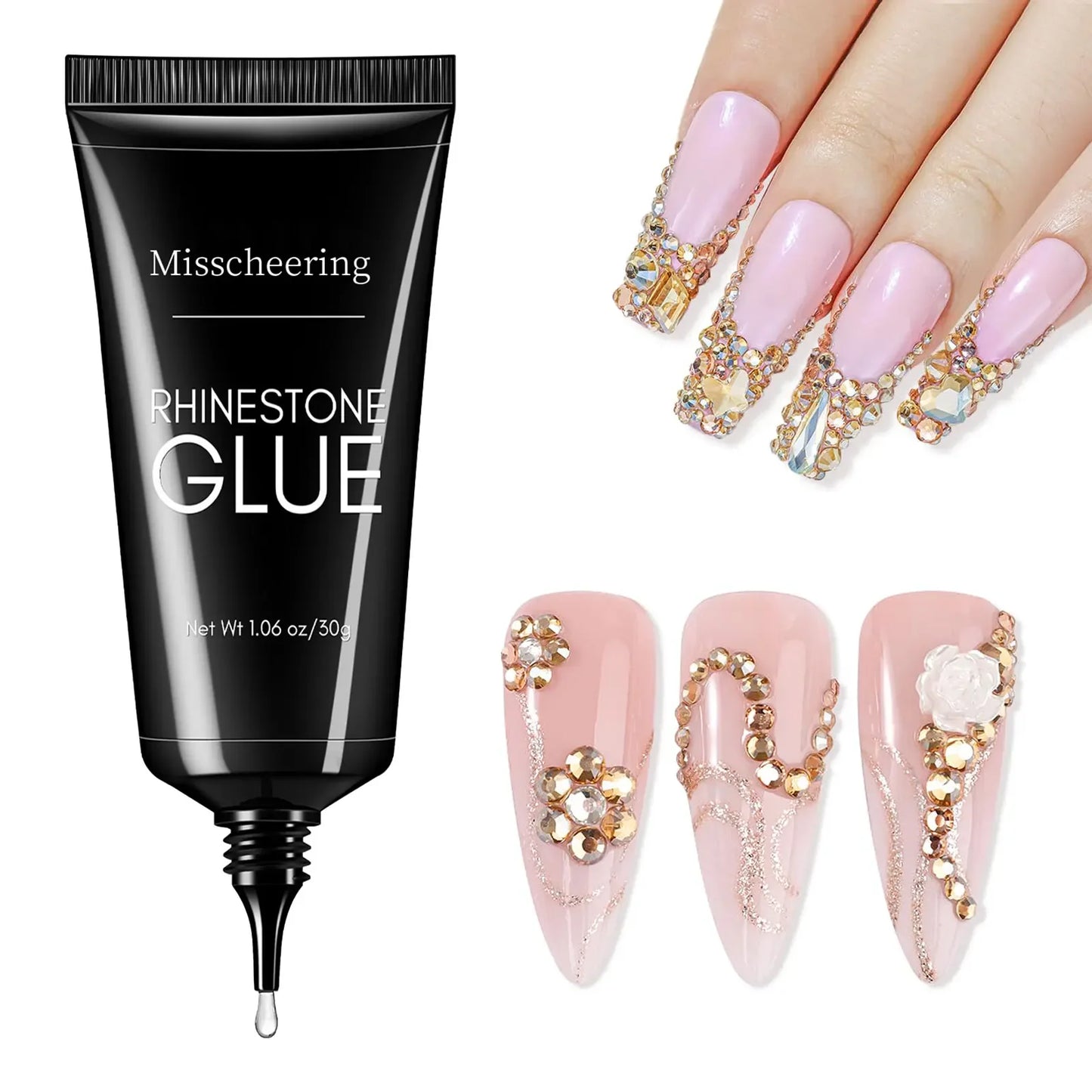 30g Super Strong Nail Rhinestone Glue for 3D Nail Charms