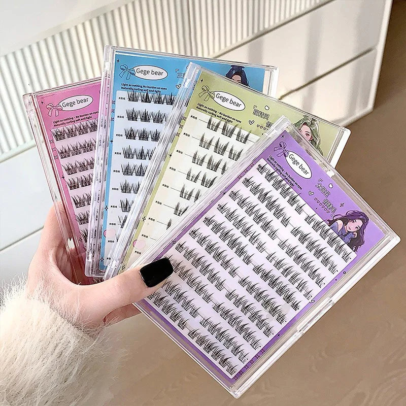 Gege Bear No Glue False Eyelashes Easy Application Natural Look Beginner Friendly