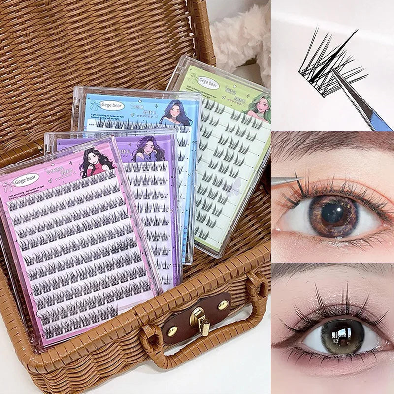 Gege Bear No Glue False Eyelashes Easy Application Natural Look Beginner Friendly