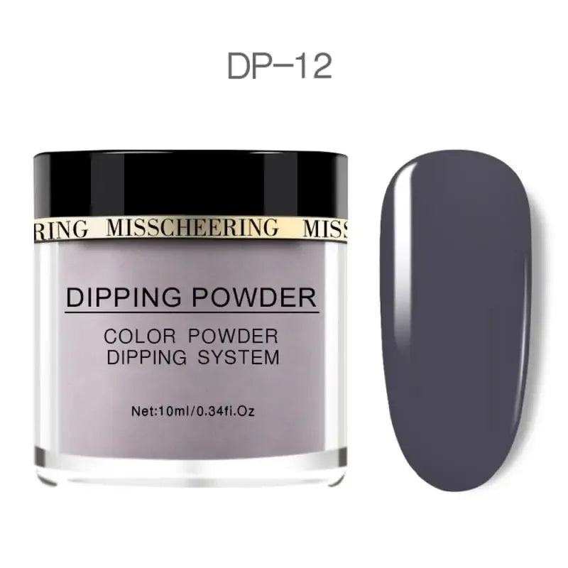 Pure Color Nail Dipping Powder Quick Dry Long Lasting Nail Polish