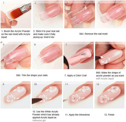 30g Professional Acrylic Nail Extension Powder for Nail Art