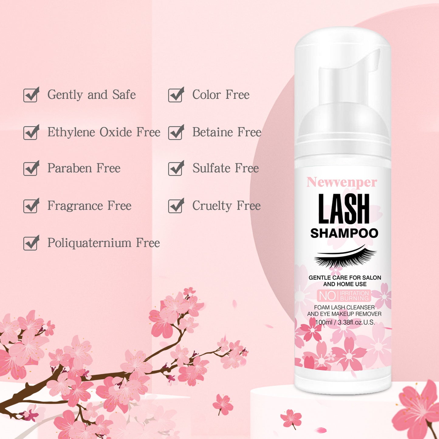 Deep Clean Oil Free Lash Extension Cleansing Mousse