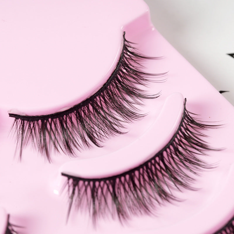 5 Pairs Manga Style Wispy False Eyelashes for Anime Cosplay