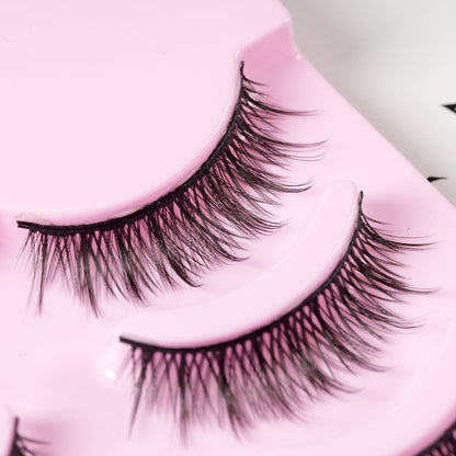 5 Pairs Manga Style Wispy False Eyelashes for Anime Cosplay